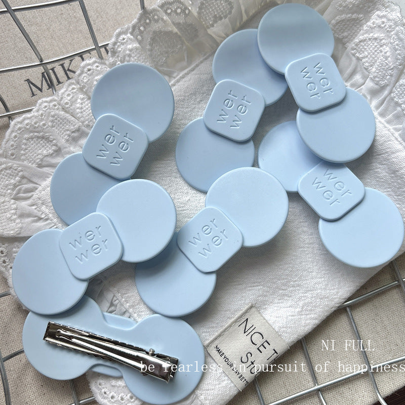 South Korea Sweet Girl Letter Bow Barrettes