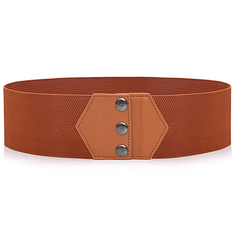 Women's Fashion Solid Color Elastic Band