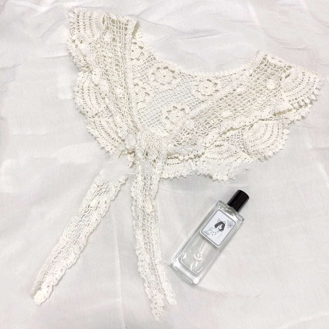 Fashion Flower Detachable Collar Small Shawl Short Sun Protection Outerwear