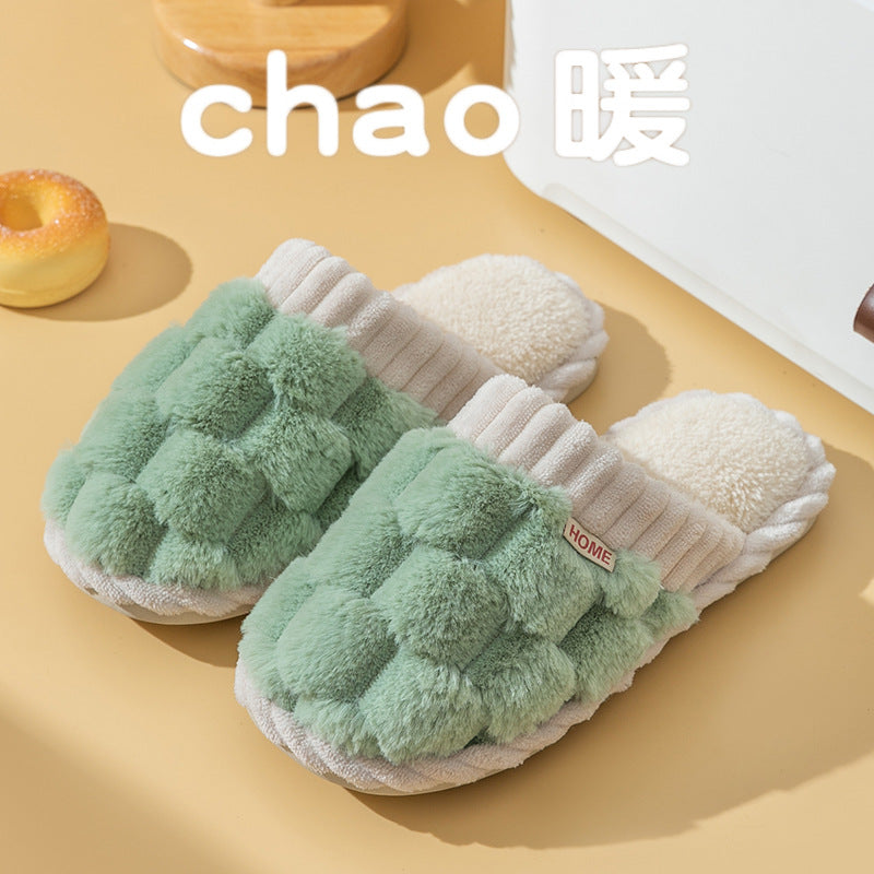 Cotton Slippers Women's Winter Household