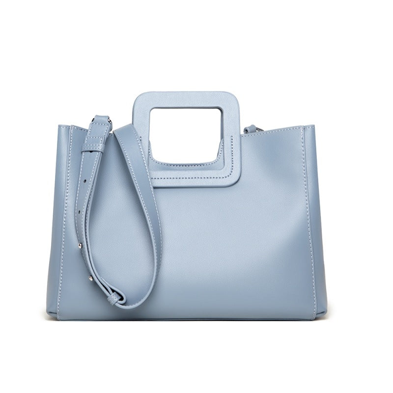 Leather Handbag With Large Capacity