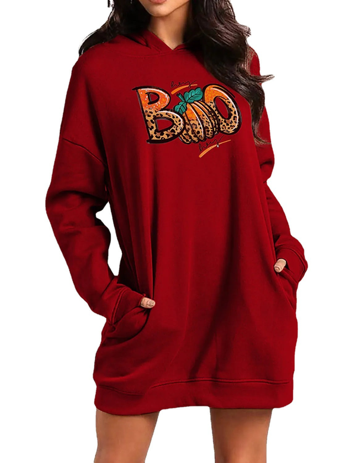 Fashion 3D Printing Female Long Sweater
