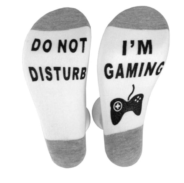 Letter Jacquard Cotton Mid-Calf Length Socks