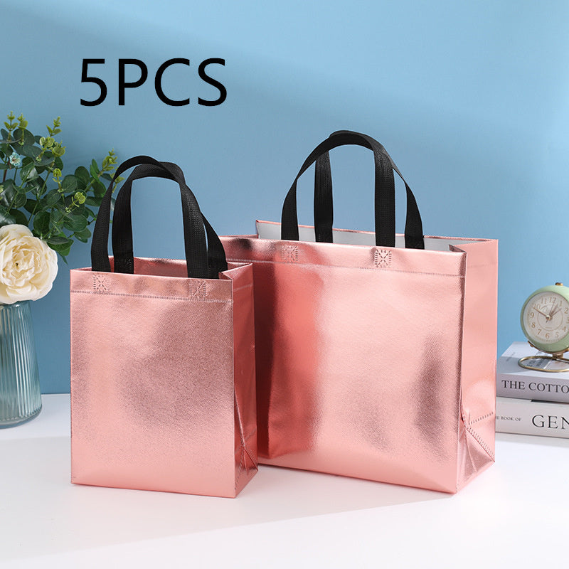 Aluminum Coated Non-woven Folding Tote Bag