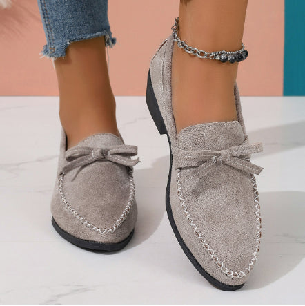 Fashion Casual Flat Suede Pumps