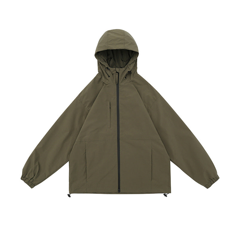 Men's And Women's Fashion Simple Outdoor Sports Shell Jacket