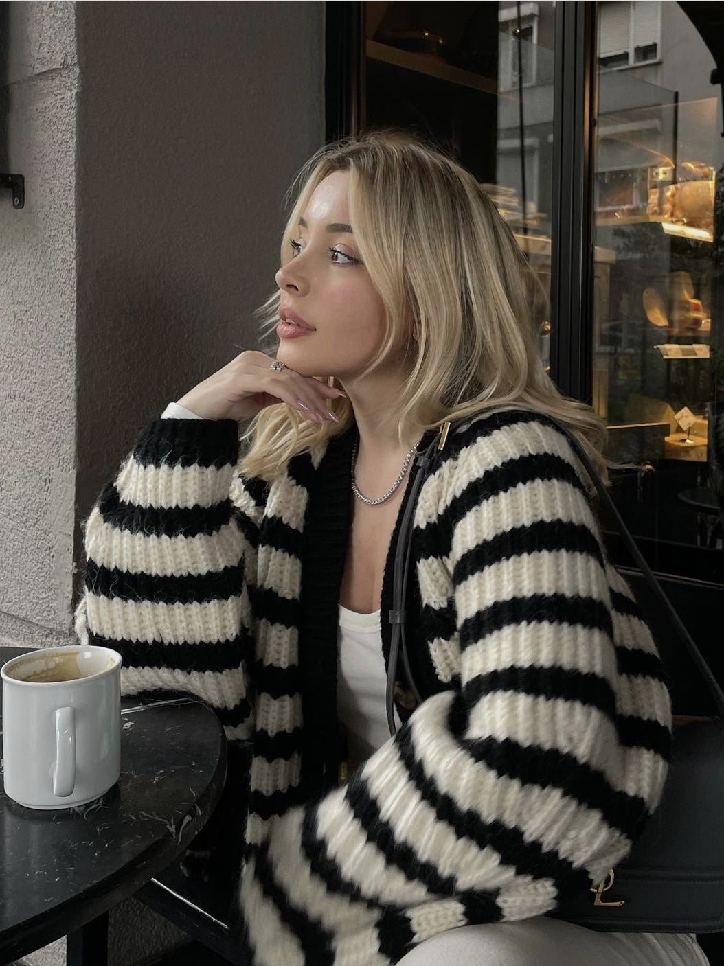 Women's High-end European And American Sweater Coat