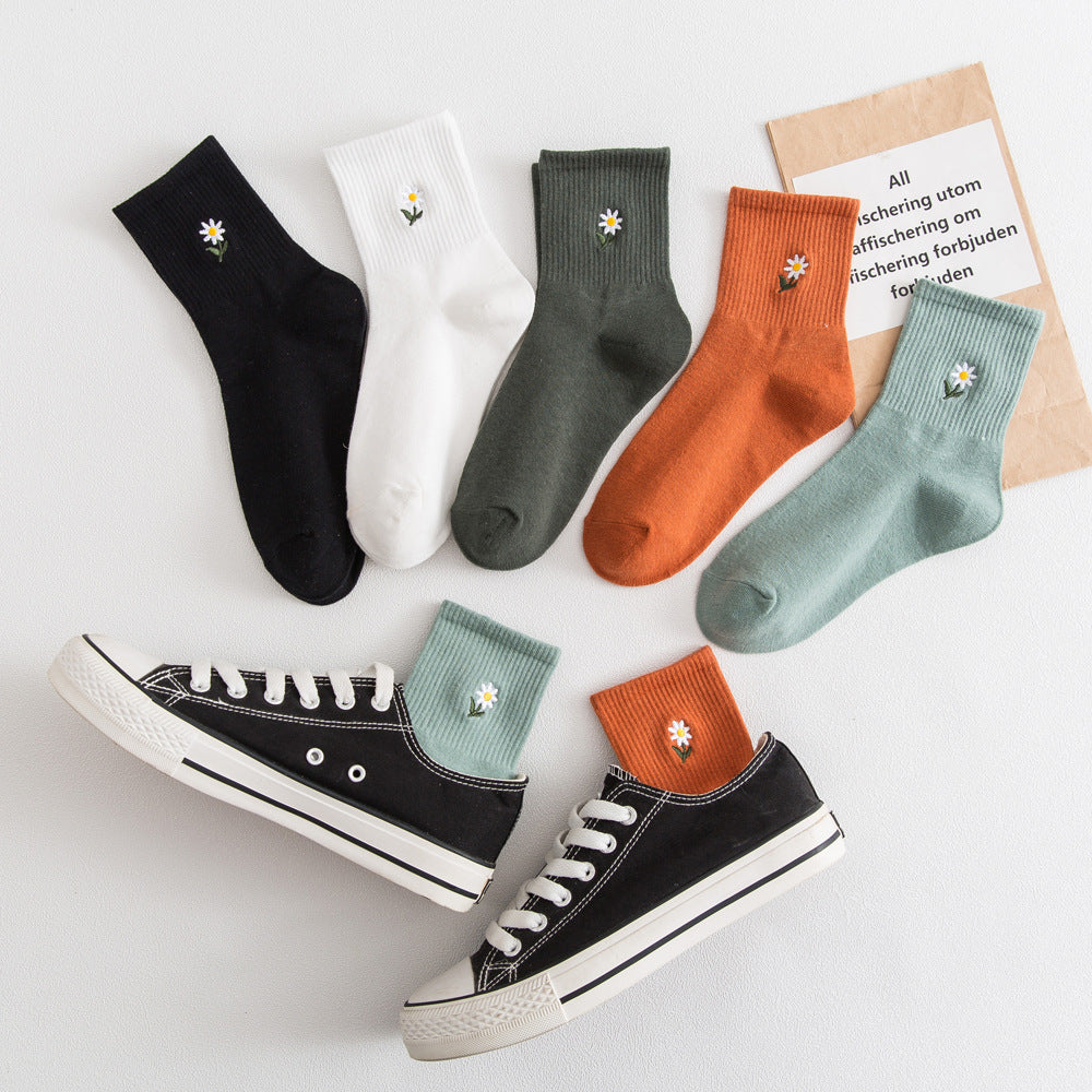 Thin Korean College Style Japanese Cute Female Socks In Summer
