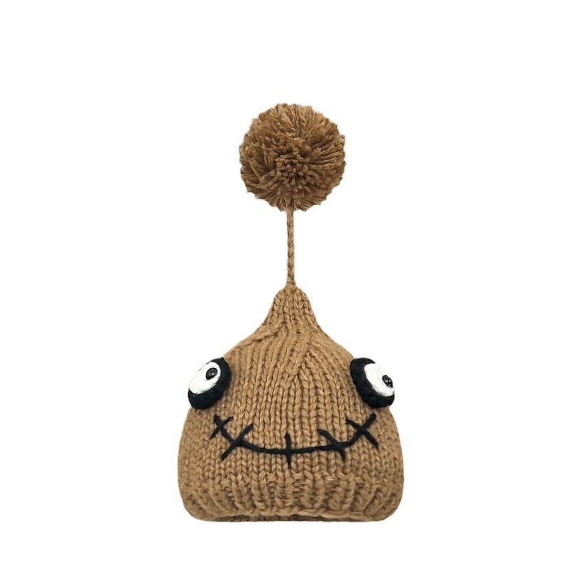 Children's Fashion Simple Wool Pullover Hat