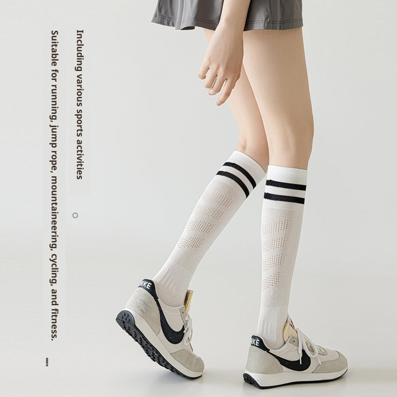 Tennis Socks Female Professional Grade Sports Compression Stockings Micro Pressure