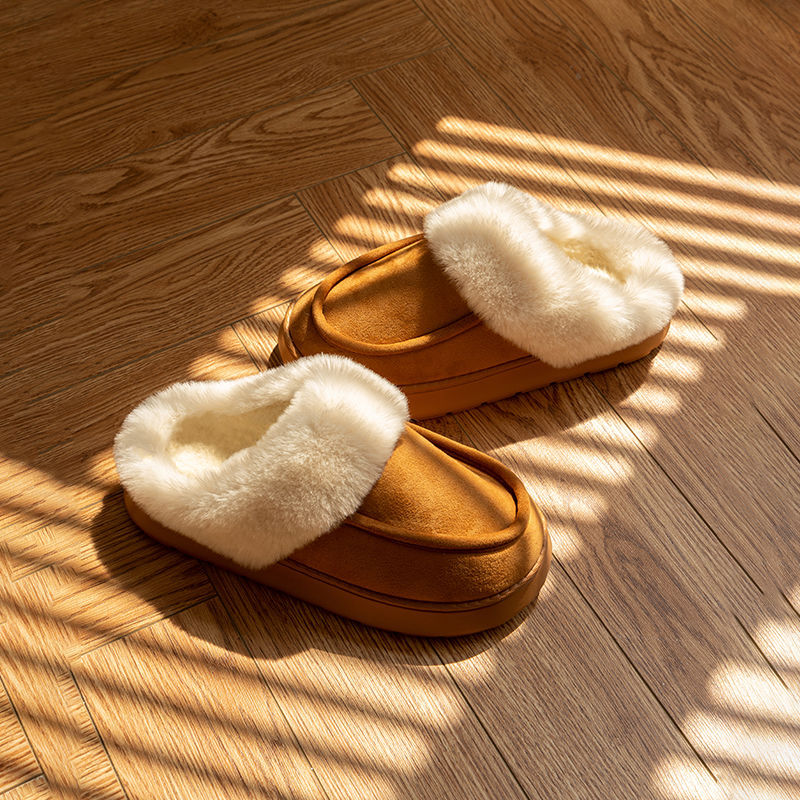 Men's Cotton Slippers Home Simple Platform