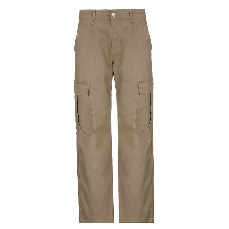 Waste Soil Pocket Stitching Cement Color Tooling Jeans