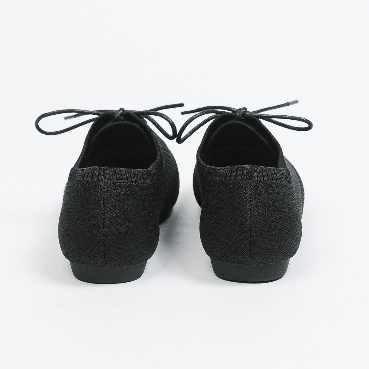 Flyknit Deep Mouth Brogue Lace-up Square Head Leisure Oversized Shoes