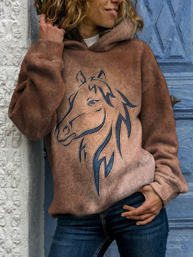 Haunted House Bull Head 3D Sweater Hoodie