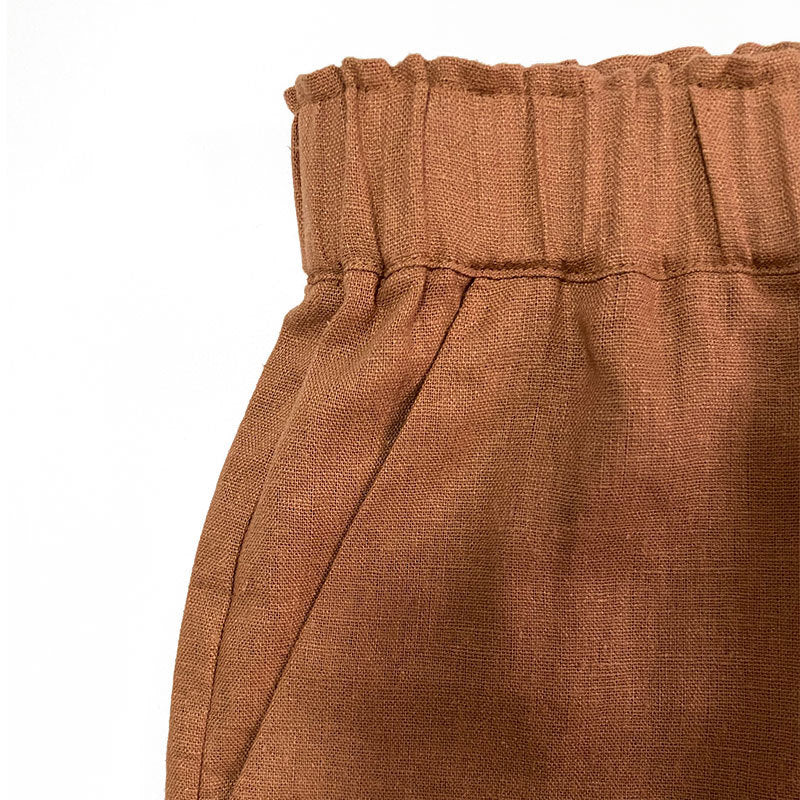 European And American New Linen-cotton Wide Leg Pants