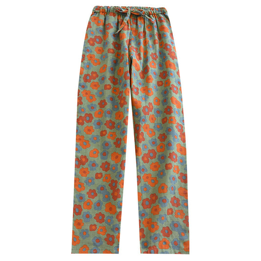 Women's Cotton Thin Home Casual Pants