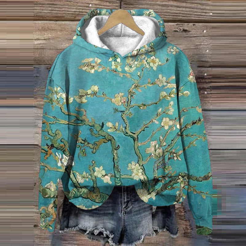 European And American 3D Digital Printing Clothes Hoodie