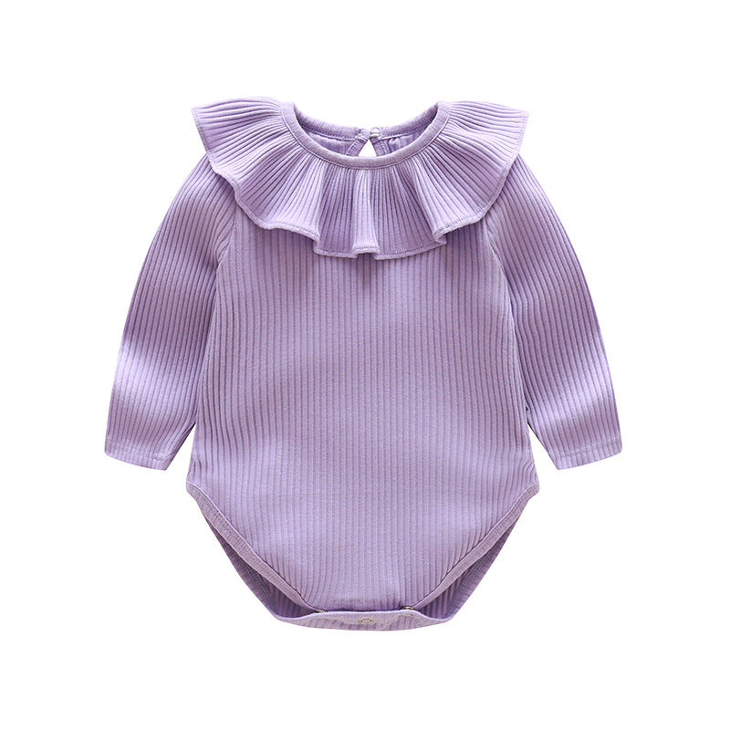Pure Cotton Pit Strip Jumpsuit Super Cute Newborn