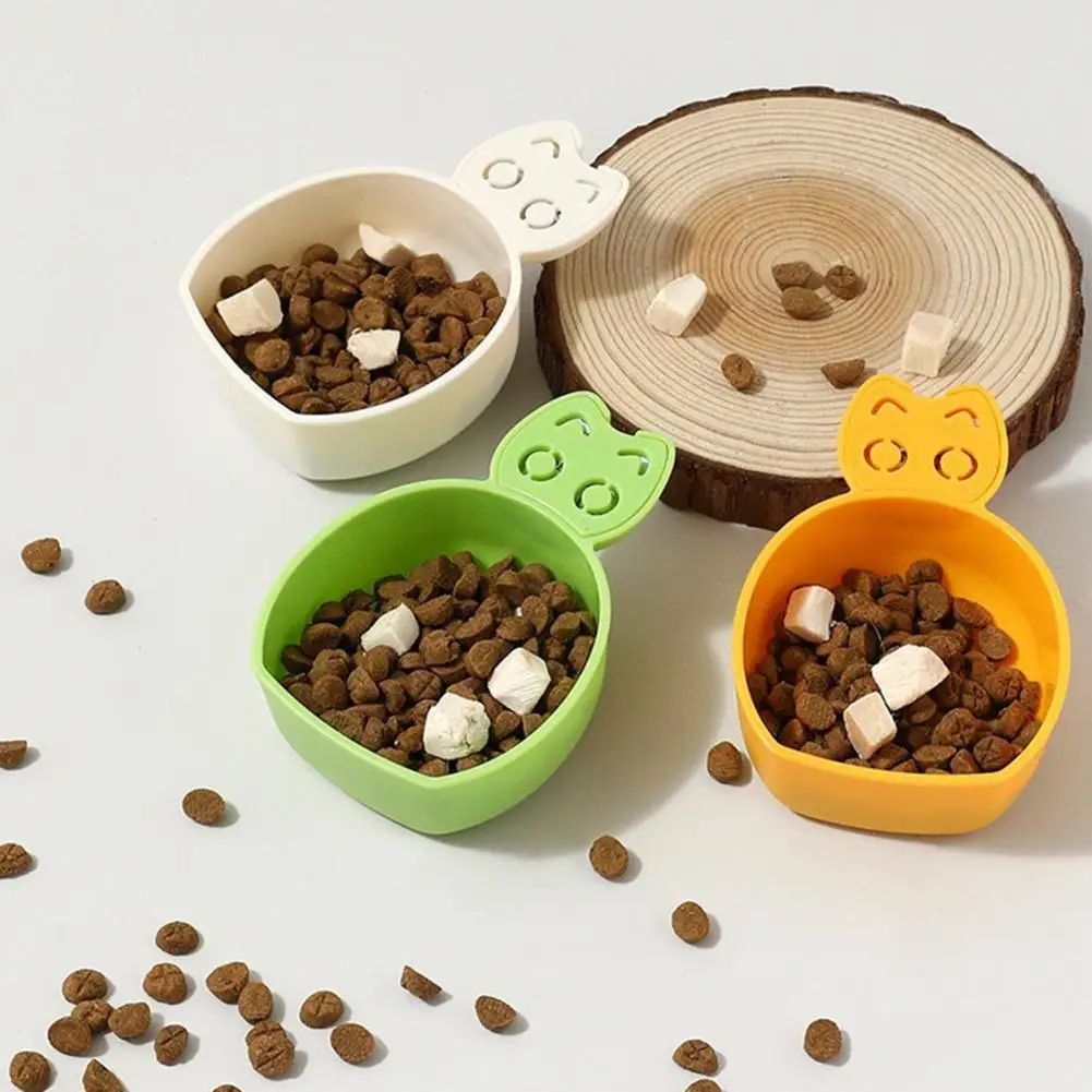 Pet Food Scoop Plastic Grain Spoon Multifunctional Timed Quantitative Feeding Spoon Safe Non-Toxic Pet Food Measuring Scoop