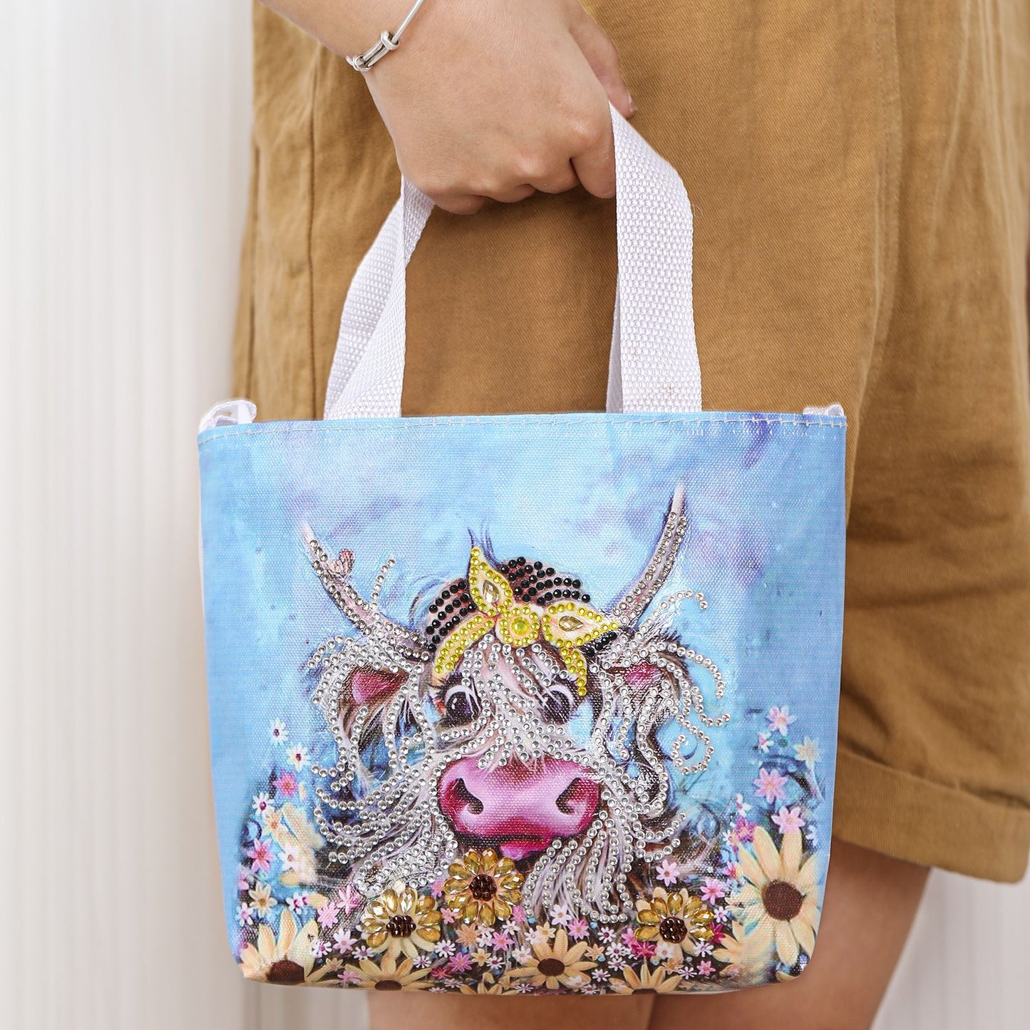 DIY Diamond Painting Kids Portable DIY Crystal Satchel Bag