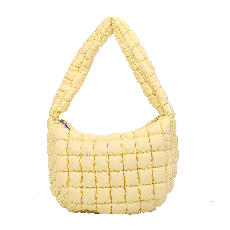 New Korean Ins Style Fashion Pleated Cloud Soft Bag