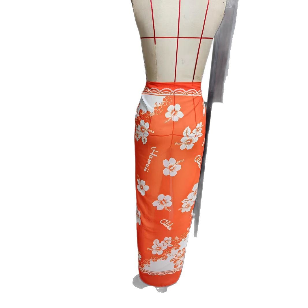 Women's Beach Vacation Bottoming Belt Long Dress