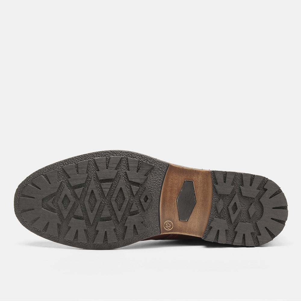 New Trendy Workwear Men's Short Boots