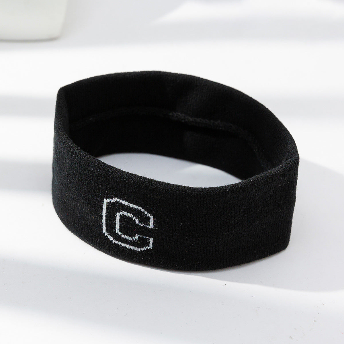 Stretch Sports Sweat-absorbent Knitted Hair Band