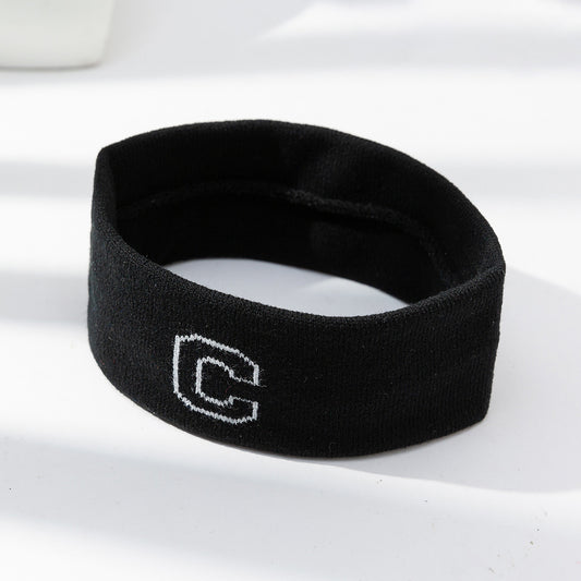 Stretch Sports Sweat-absorbent Knitted Hair Band
