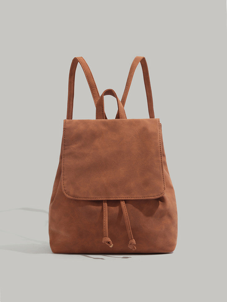 New Autumnwinter Retro Soft-leather Tote Bag In A Minimalist Style