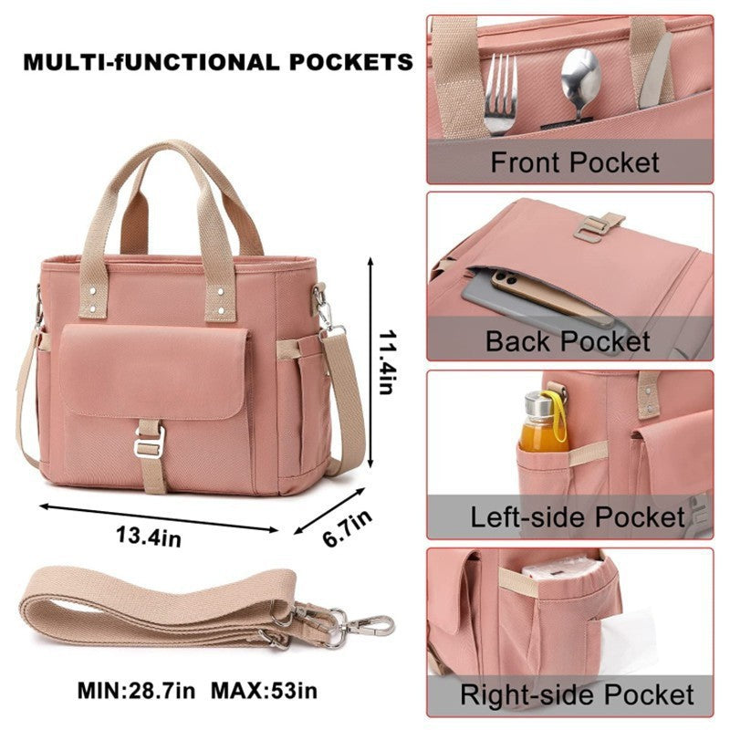 Portable Belt Removable Shoulder Strap Side Pocket Hiking Picnic Bag