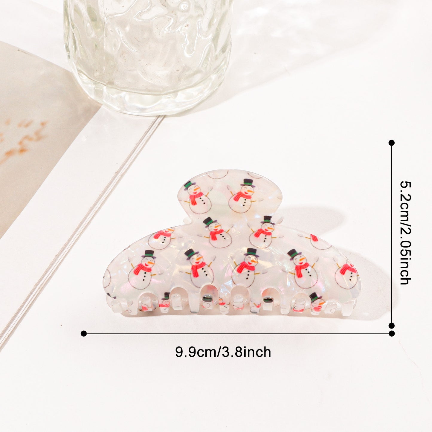 Christmas Themed Atmospheric Colorful Shark Hair Clip