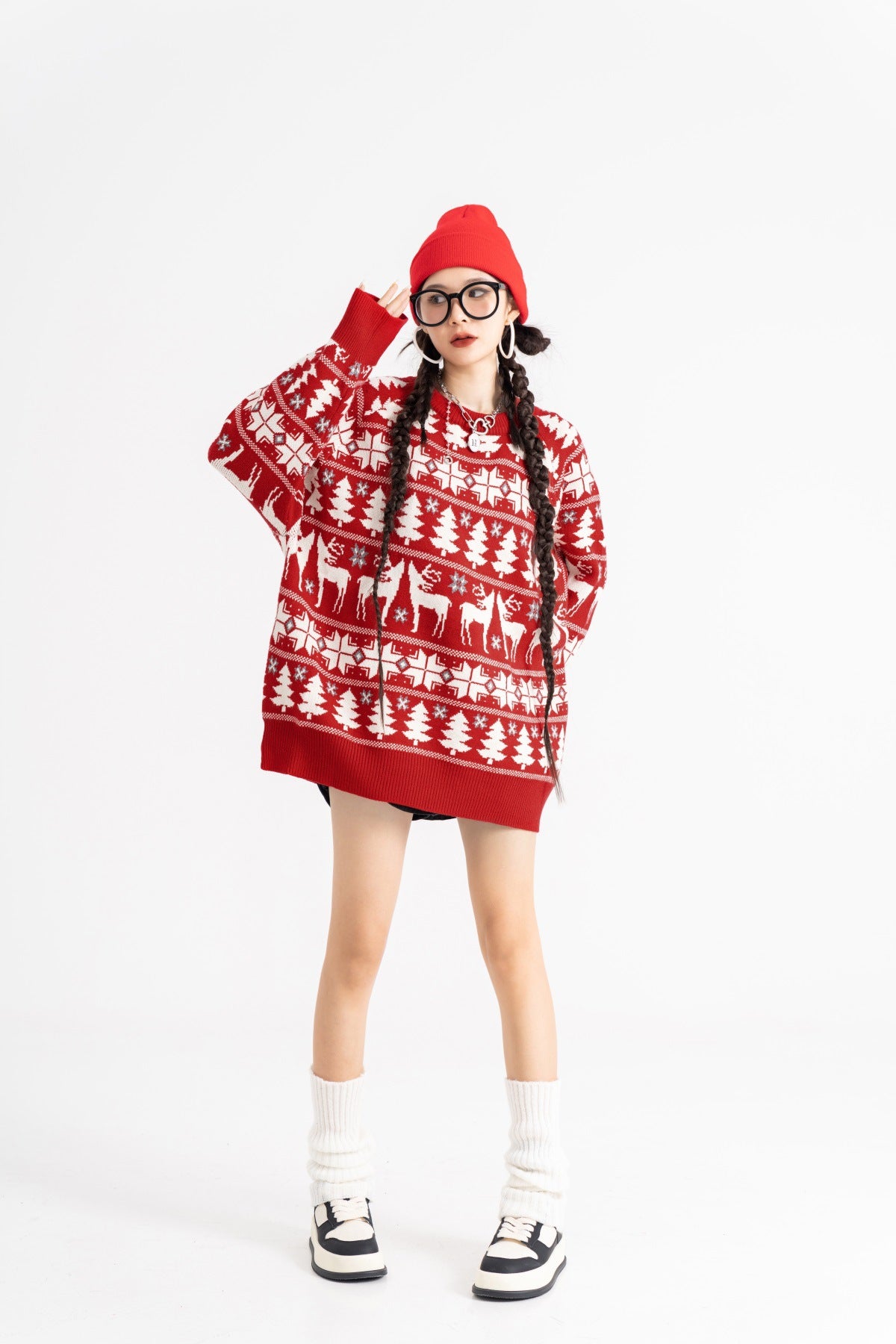 Løs og moderne casual sweater til par - mænd og kvinder