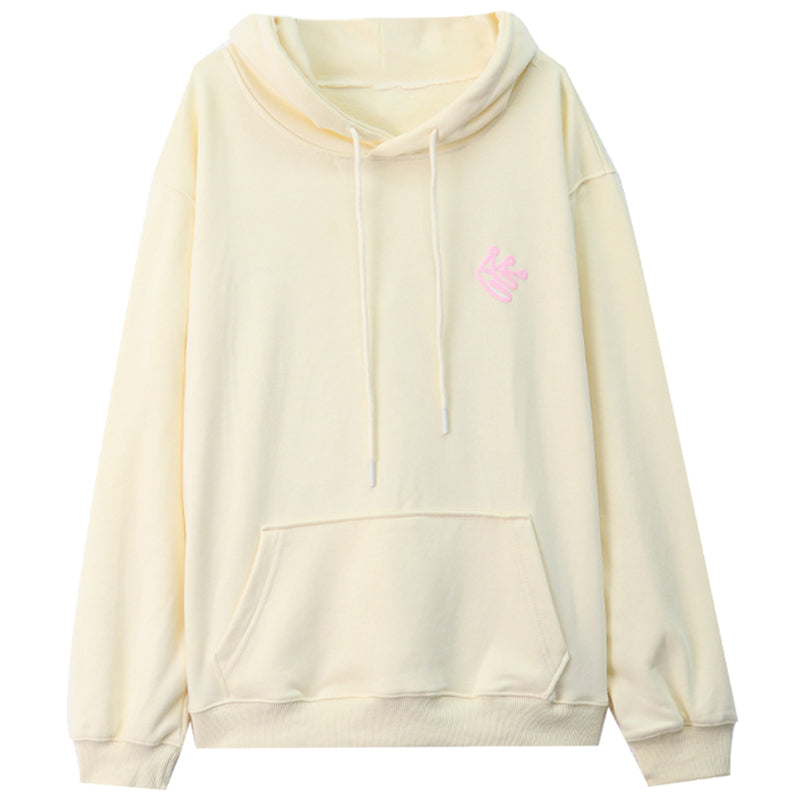 Hættetrøje, mellemlang, vestlig stil, foryngende, langærmet sweater