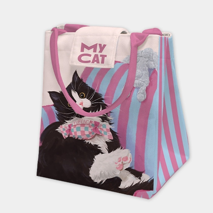 Insulation Sail With Rice Cute Lunch Box Tote Bag