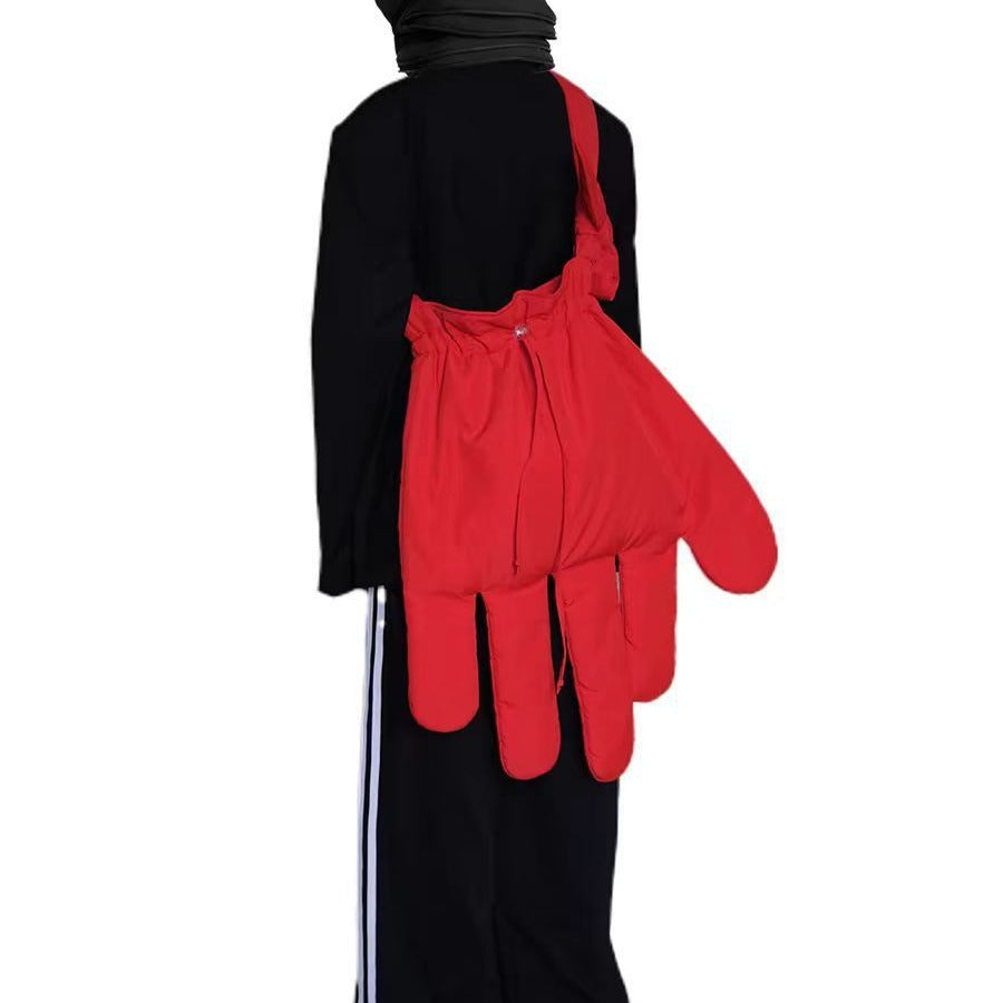 Nylon Tooling Large Gloves Crossbody Bag