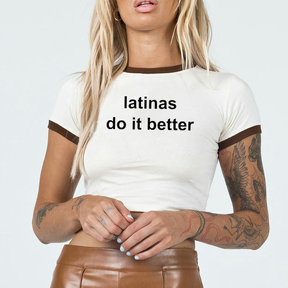 Street Internet-famous Trendy Short Slim-fit Short Sleeve