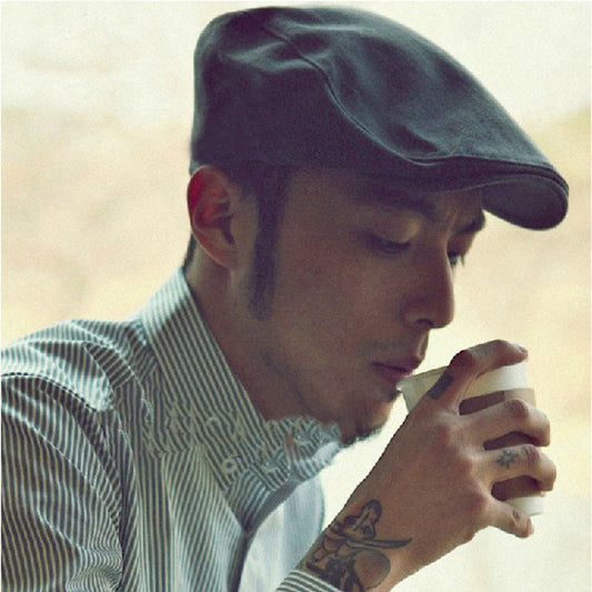 Men's Fashionable Vintage Solid Beret