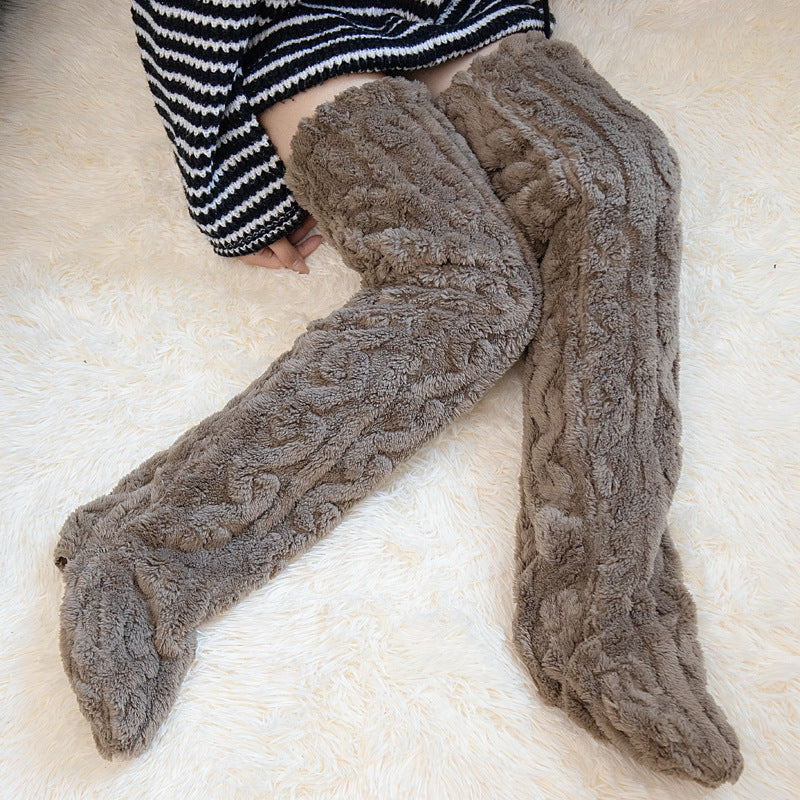 Autumn And Winter Leg Guard Women's Thickened Warm