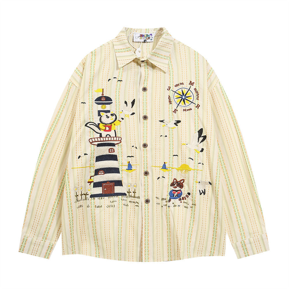 Hip-hop Fashion Niche Loose Shirt Men's Spring And Autumn