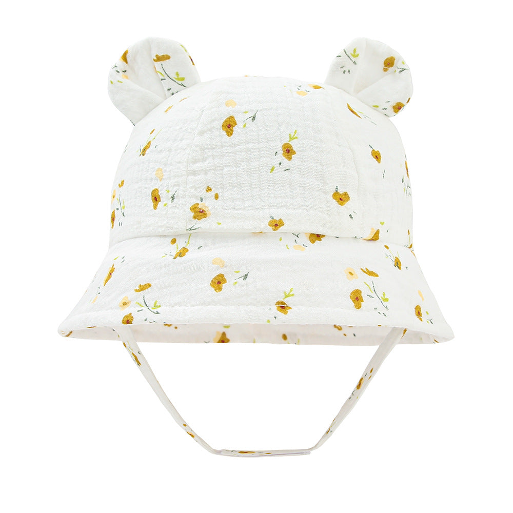 European And American Baby Rabbit Ears Bucket Hat