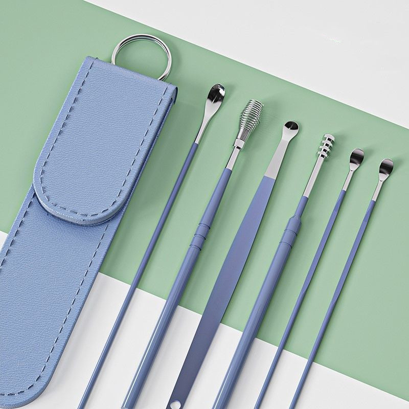Ear Pick New Stainless Steel Ear Digging Suit