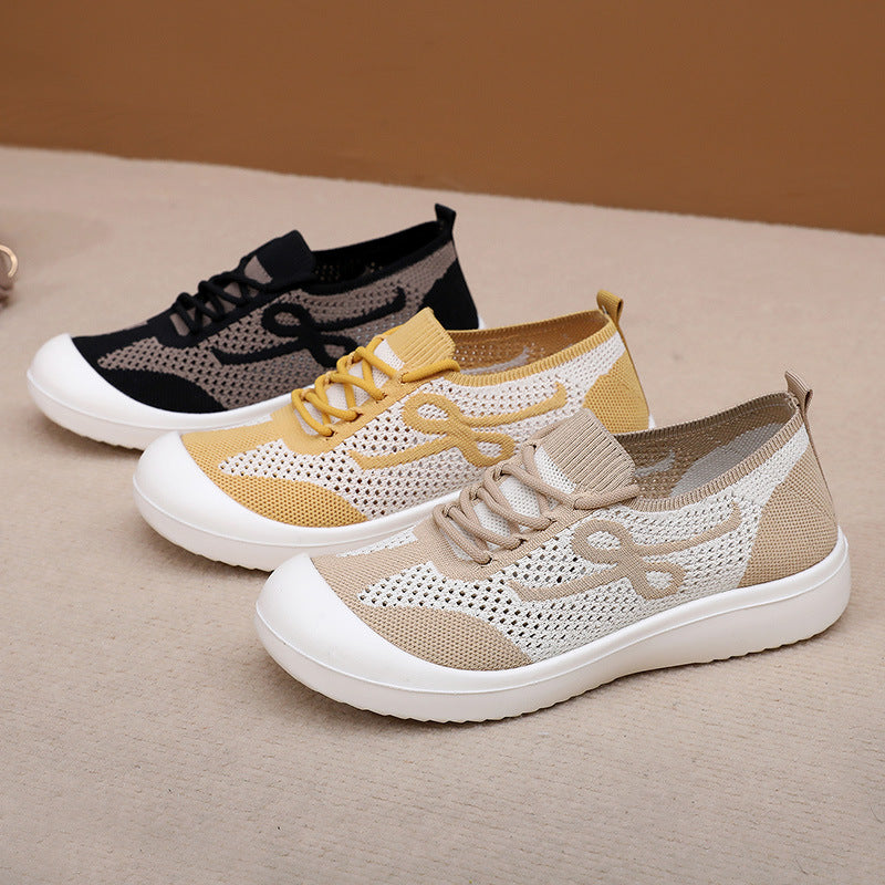 Female Retro Platform Sports Shoes Soft Bottom Comfortable