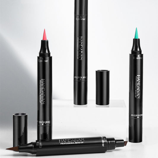 Triangle Seal Color Double Head Liquid Eyeliner