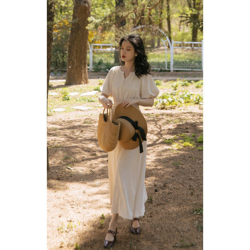 French Retro Romantic Dress For Women