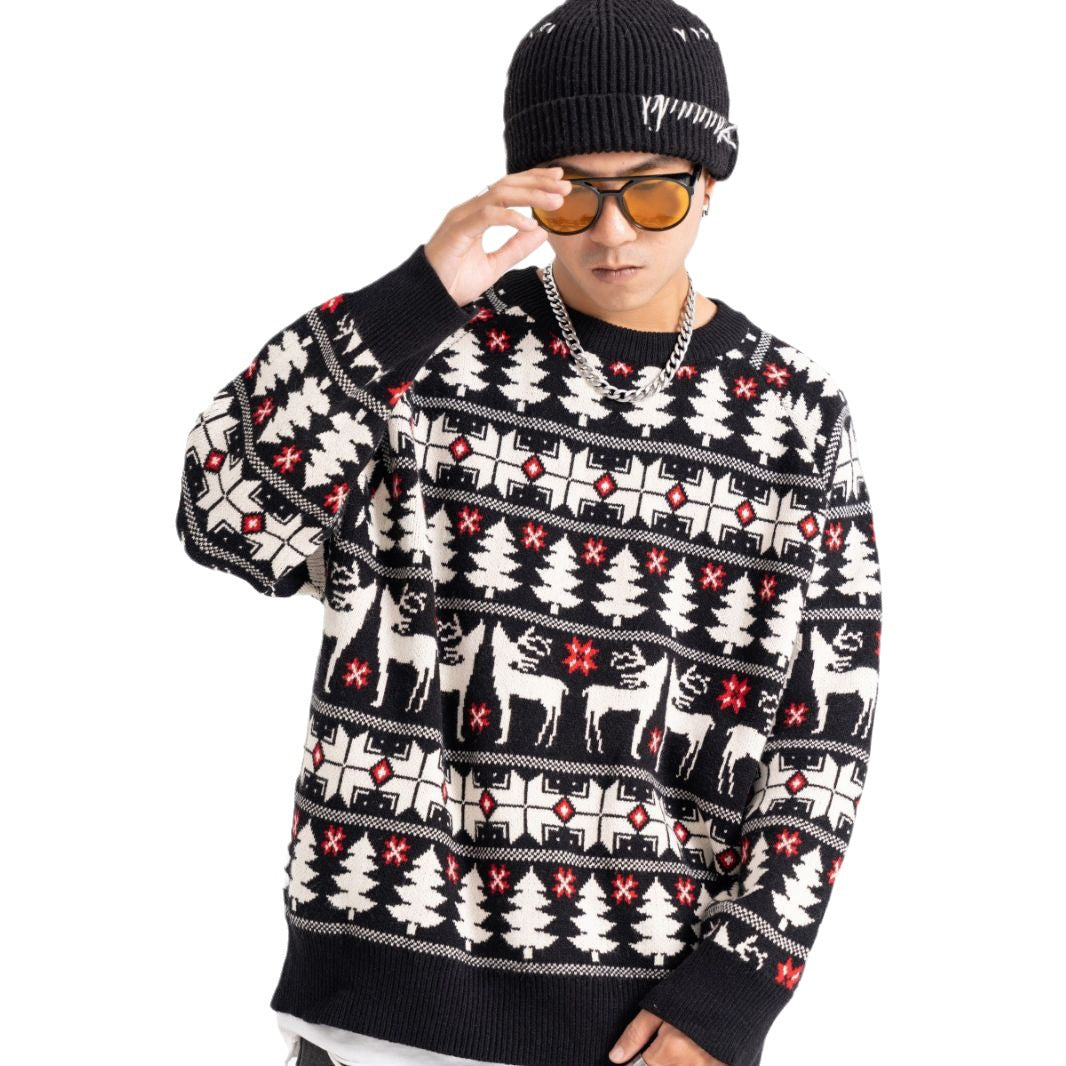 Løs og moderne casual sweater til par - mænd og kvinder