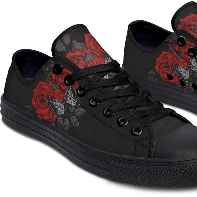 Fashion Print Couple Low-Top Canvas Shoes