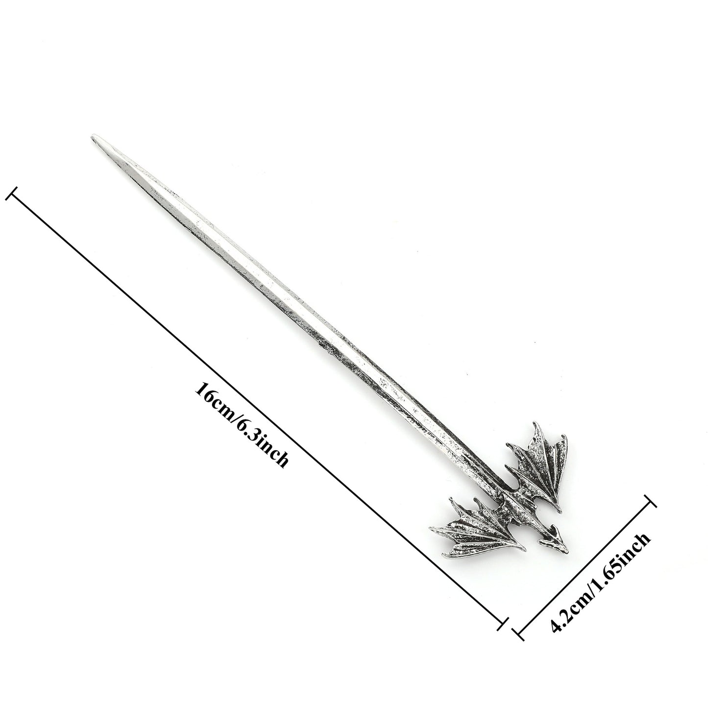 Cross-border Bestseller Retro Pterosaur Hairpin Hair Stick Punk Hairpin Hair Accessories Viking Norwegian Style Party Accessories Wholesale