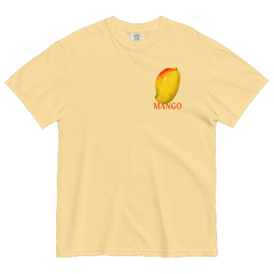 European And American Mango Digital Printing Casual Round Neck T-shirt