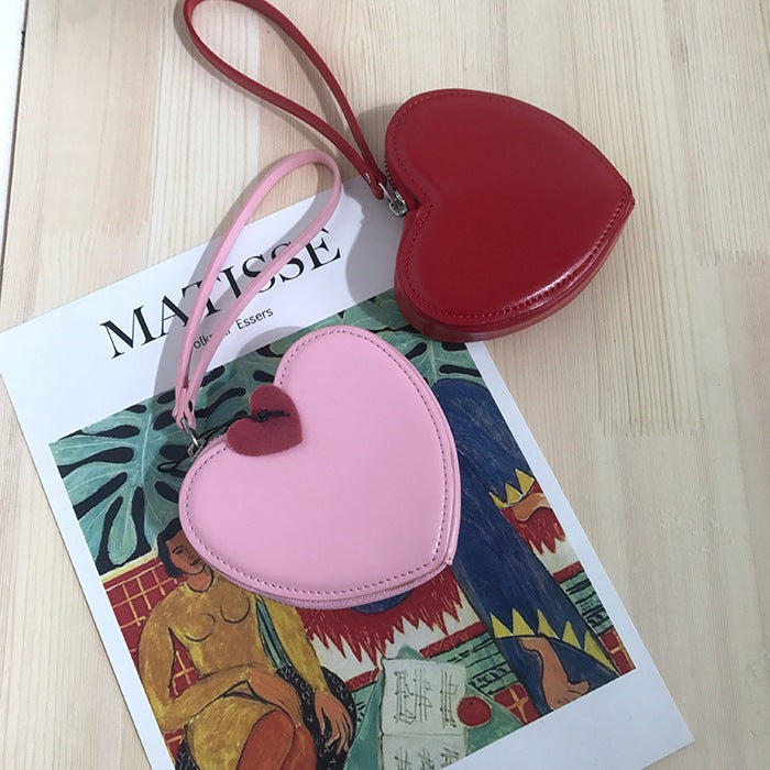 Love Girl Heart Bag Lovely Change
